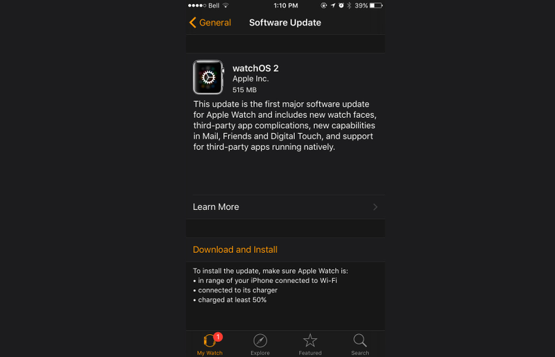 Illustration for article titled WatchOS 2 Is Finally Available for Apple Watch